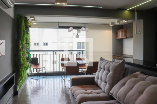 Sala/Cozinha de apartamento para alugar com 3 quartos, 176m² em Campestre, Santo André