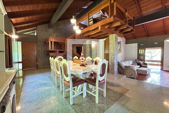 Sala de Jantar de casa de condomínio para alugar com 5 quartos, 555m² em Santo Antonio de Lisboa, Florianópolis