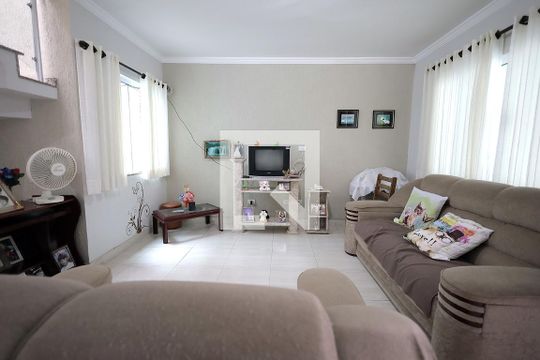 Sala de casa à venda com 4 quartos, 158m² em Parque Novo Oratório, Santo André