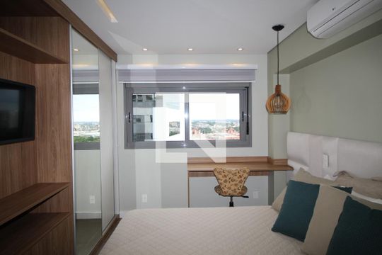 Suíte 1 de apartamento à venda com 1 quarto, 48m² em Bela Vista, Porto Alegre