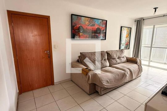 Sala de apartamento à venda com 2 quartos, 57m² em Chácaras, Betim