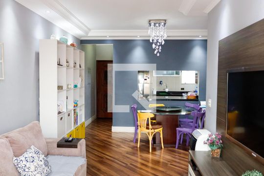 sala de apartamento à venda com 3 quartos, 74m² em Vila Yara, Osasco