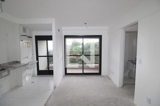 Sala / Cozinha de apartamento à venda com 2 quartos, 46m² em Santana, São Paulo