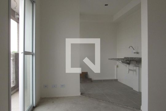 Sala - Cozinha de apartamento à venda com 1 quarto, 42m² em Vila Yolanda, Osasco