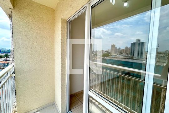 Varanda da Sala de apartamento para alugar com 2 quartos, 65m² em Vila das Palmeiras, Guarulhos