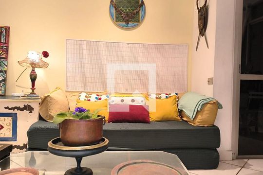 Sala de apartamento para alugar com 3 quartos, 120m² em São Conrado, Rio de Janeiro