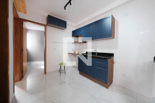 Sala/Cozinha de apartamento para alugar com 2 quartos, 35m² em Vila Guilhermina, São Paulo