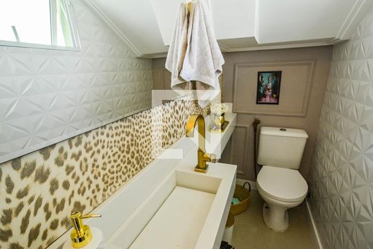 Lavabo de casa de condomínio à venda com 4 quartos, 150m² em Utinga, Santo André