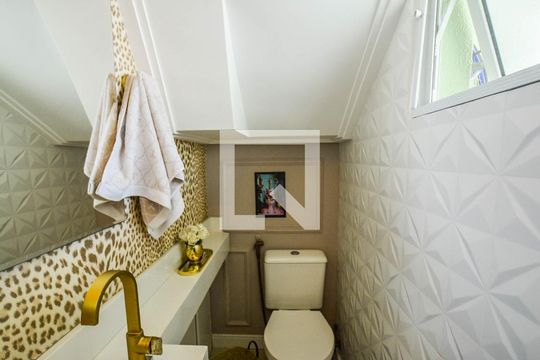 Lavabo de casa de condomínio à venda com 4 quartos, 150m² em Utinga, Santo André