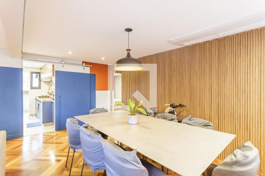 Sala de apartamento à venda com 2 quartos, 105m² em Moema, São Paulo