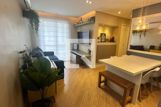 Sala de apartamento à venda com 3 quartos, 64m² em Carandiru, São Paulo
