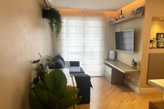 Sala de apartamento à venda com 3 quartos, 64m² em Carandiru, São Paulo