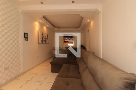 Sala de casa à venda com 3 quartos, 121m² em Cidade São Jorge, Santo André