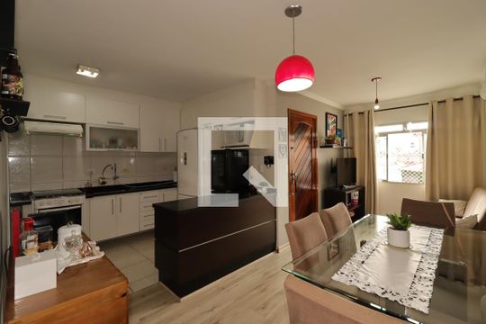 Sala de apartamento à venda com 2 quartos, 57m² em Vila Camilópolis, Santo André