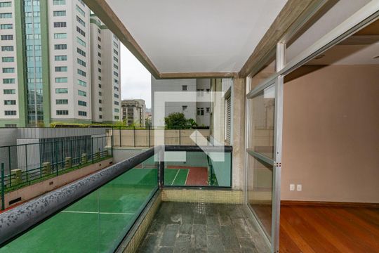 Varanda da Sala de apartamento à venda com 3 quartos, 90m² em Coracao de Jesus, Belo Horizonte