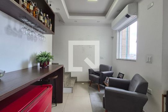 Sala  de apartamento à venda com 2 quartos, 98m² em Parque Novo Oratório, Santo André