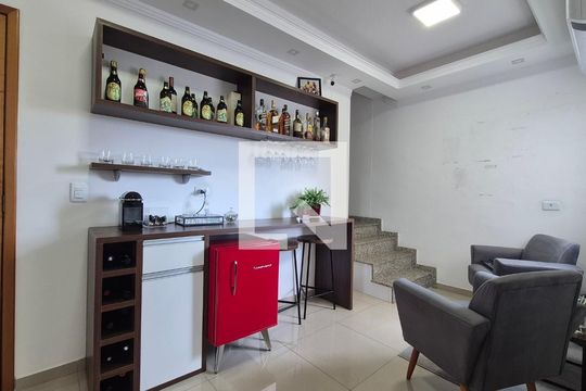 Sala  de apartamento à venda com 2 quartos, 98m² em Parque Novo Oratório, Santo André