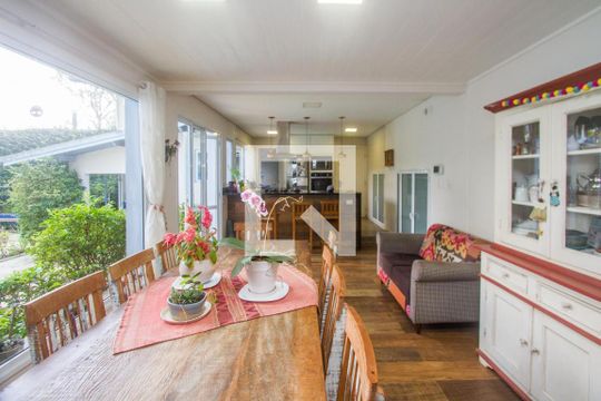 Sala de Jantar de casa para alugar com 4 quartos, 1000m² em Chácara Monte Alegre, São Paulo