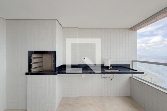 Varanda Gourmet de apartamento para alugar com 3 quartos, 116m² em Vilamar, Praia Grande