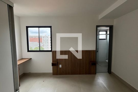 Quarto - Cozinha de apartamento à venda com 1 quarto, 23m² em Vila Sao Pedro, Santo André