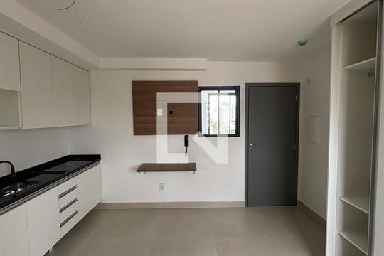 Quarto - Cozinha de apartamento à venda com 1 quarto, 23m² em Vila Sao Pedro, Santo André