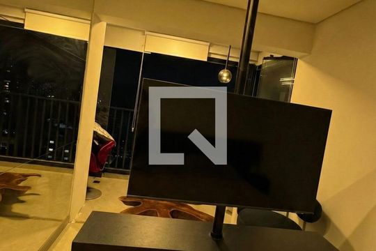 Sala / Quarto de apartamento à venda com 1 quarto, 25m² em Santo Amaro, São Paulo