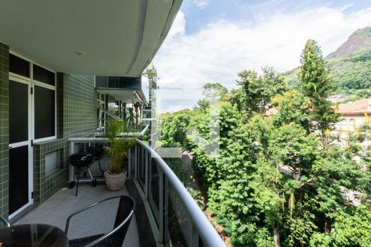 Varanda da Sala de apartamento à venda com 3 quartos, 142m² em Tijuca, Rio de Janeiro