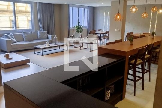 Área comum - Salão de festas de apartamento à venda com 2 quartos, 58m² em Cidade Baixa, Porto Alegre