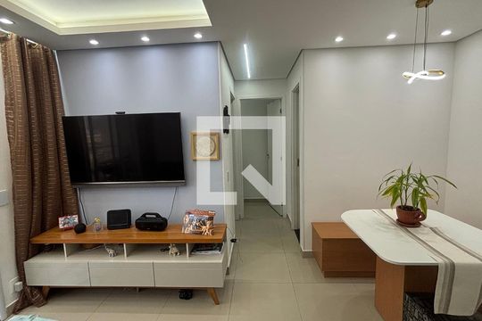 Sala - Sala de Jantar de apartamento à venda com 2 quartos, 50m² em Vila Curuçá, Santo André