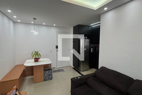Sala - Sala de Jantar de apartamento à venda com 2 quartos, 50m² em Vila Curuçá, Santo André