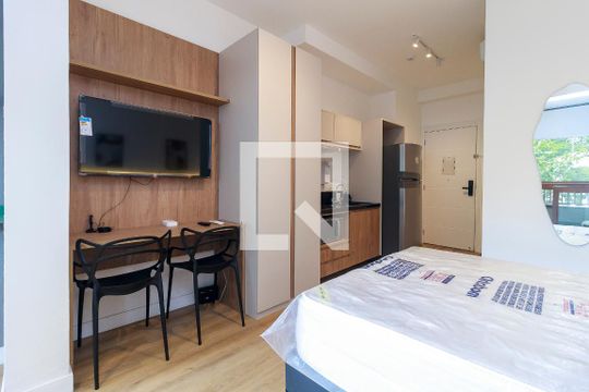 StudioStudio de kitnet/studio para alugar com 0 quarto, 28m² em Campo Belo, São Paulo