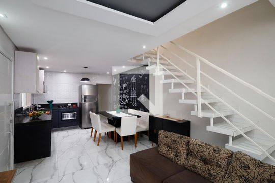 Sala / Cozinha  de casa à venda com 4 quartos, 250m² em Vila Isolina Mazzei, São Paulo