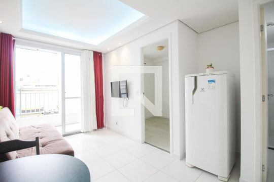 Sala/Cozinha de apartamento à venda com 1 quarto, 32m² em Belém, São Paulo