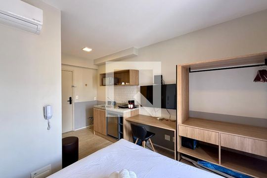 Quarto  de kitnet/studio à venda com 1 quarto, 22m² em Jardim das Acacias, São Paulo