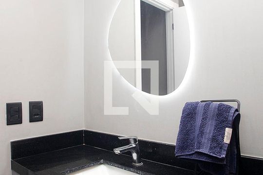 Banheiro Quarto Suíte de apartamento para alugar com 1 quarto, 45m² em Rio Branco, Porto Alegre