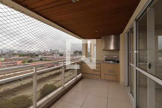 Varanda Gourmet de apartamento para alugar com 3 quartos, 128m² em Centro, Santo André