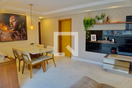 Sala de apartamento à venda com 4 quartos, 127m² em Buritis, Belo Horizonte