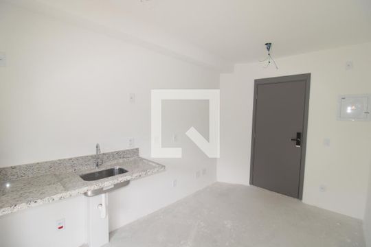 Sala / Cozinha de kitnet/studio à venda com 1 quarto, 25m² em Vila Dom Pedro Ii, São Paulo