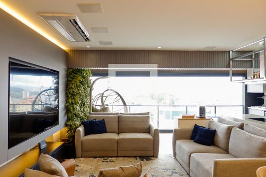 sala de apartamento à venda com 2 quartos, 115m² em Vila Osasco, Osasco