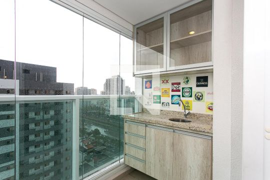 Varanda gourmet de apartamento à venda com 1 quarto, 45m² em Vila Gomes Cardim, São Paulo