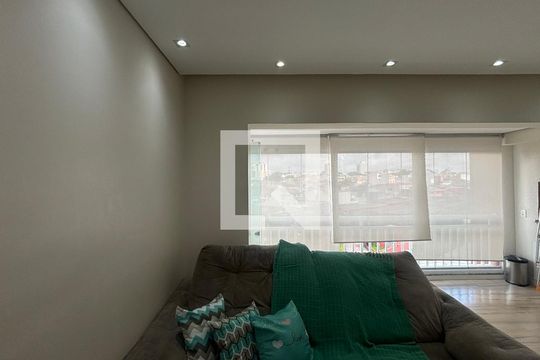 Sala - Sala de Jantar de apartamento à venda com 3 quartos, 80m² em Vila Homero Thon, Santo André