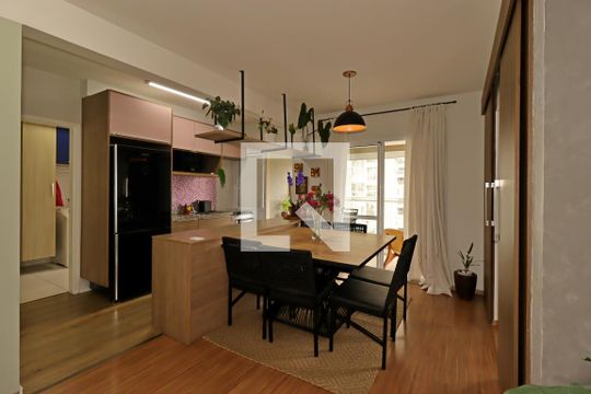 Sala de Jantar de apartamento à venda com 2 quartos, 92m² em Jardim, Santo André