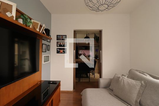Sala de apartamento à venda com 2 quartos, 92m² em Jardim, Santo André