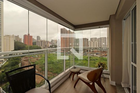 Varanda Gourmet de apartamento à venda com 2 quartos, 92m² em Jardim, Santo André