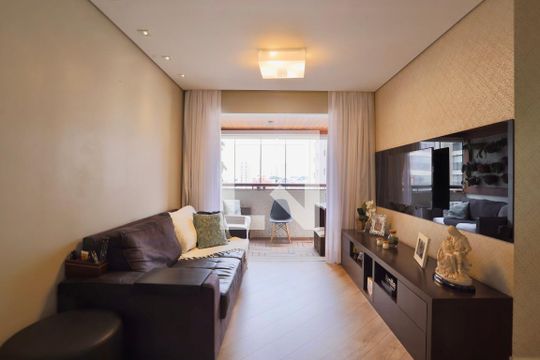 Sala de apartamento à venda com 4 quartos, 90m² em Vila Regente Feijó, São Paulo