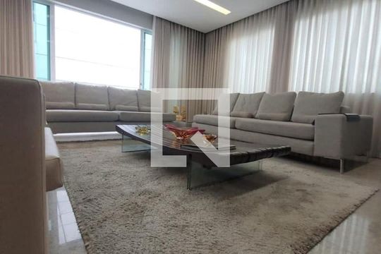 Sala de casa de condomínio à venda com 4 quartos, 360m² em Paquetá, Belo Horizonte