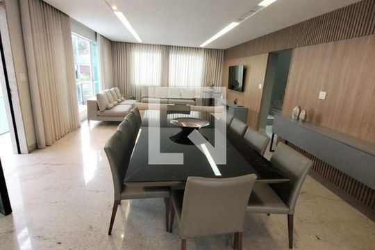 Sala de Jantar de casa de condomínio à venda com 4 quartos, 360m² em Paquetá, Belo Horizonte
