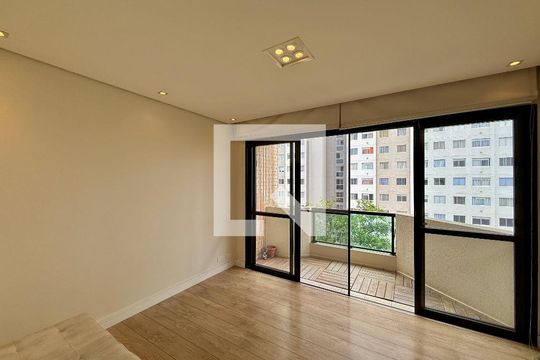 Sala de apartamento à venda com 1 quarto, 65m² em Jardim Promissao, São Paulo
