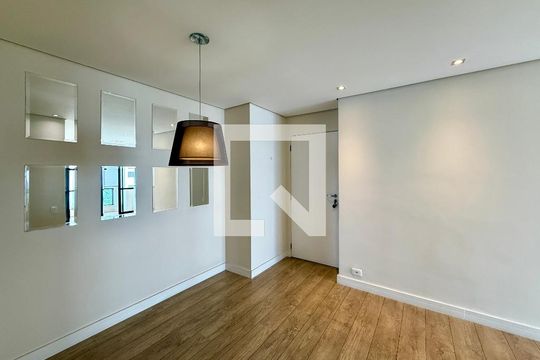 Sala de apartamento à venda com 1 quarto, 65m² em Jardim Promissao, São Paulo