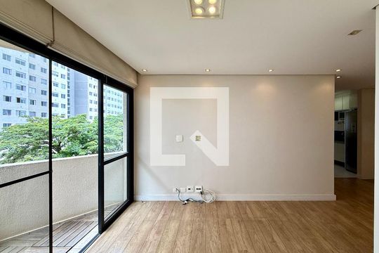 Sala de apartamento à venda com 1 quarto, 65m² em Jardim Promissao, São Paulo